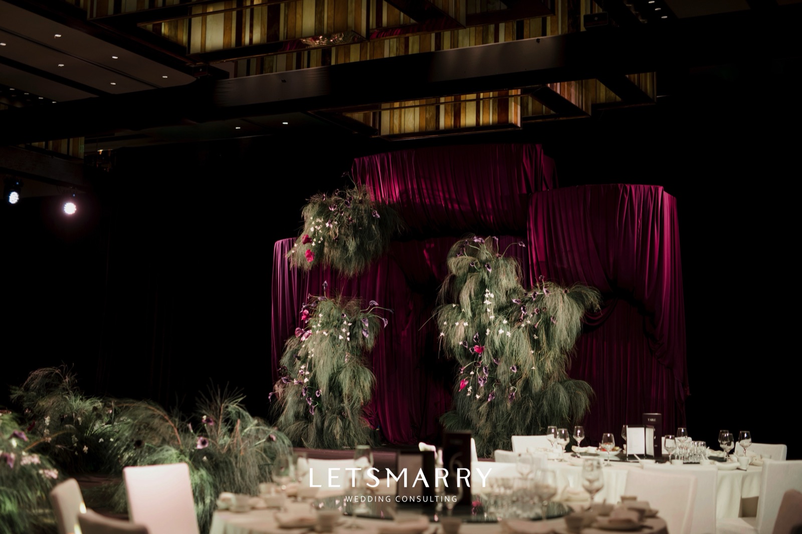 乐美婚礼LETSMARRY 北京康莱德酒店 宴会厅婚礼策划案例